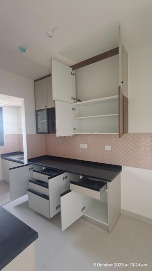 Kitchen in 3 BHK Apartment at Purva Atmosphere, Thanisandra Main Road – for Rent
