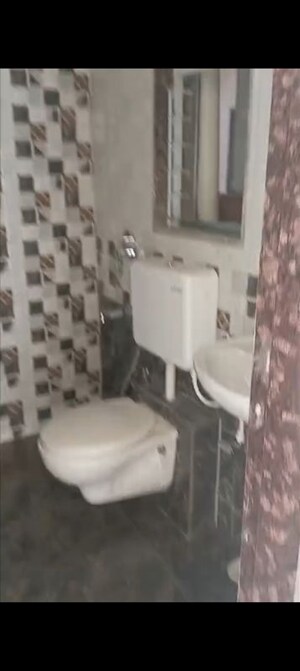 Bathroom in 1 BHK Apartment at Vedant Sumeet Elite, Balkum Pada – for Rent