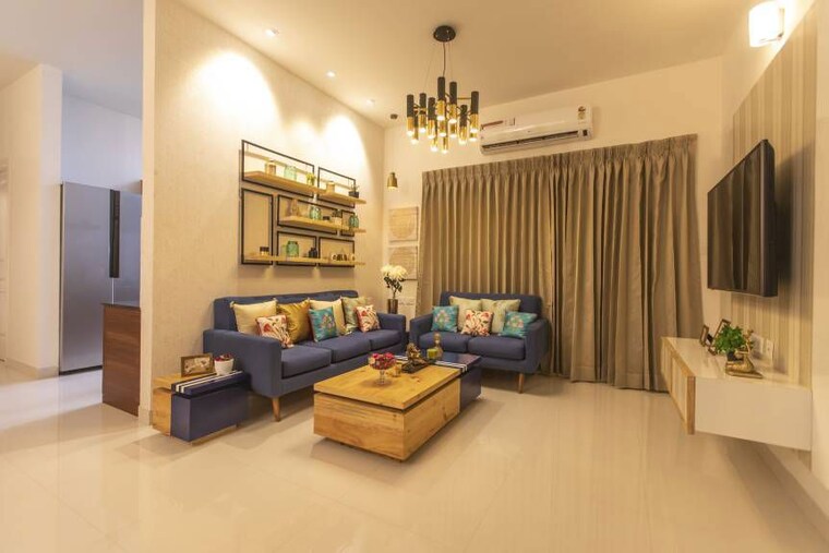 Living Room, stepsstone-vatsa-amaze 2 Bedroom 1017 Sq.Ft. Apartment In Kattupakkam Chennai 10611396