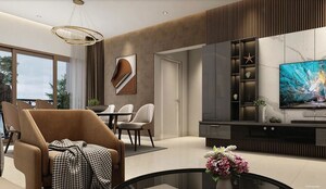 Living Room in 2 BHK Apartment at Stepsstone Vatsa Amaze, Kattupakkam – for Sale