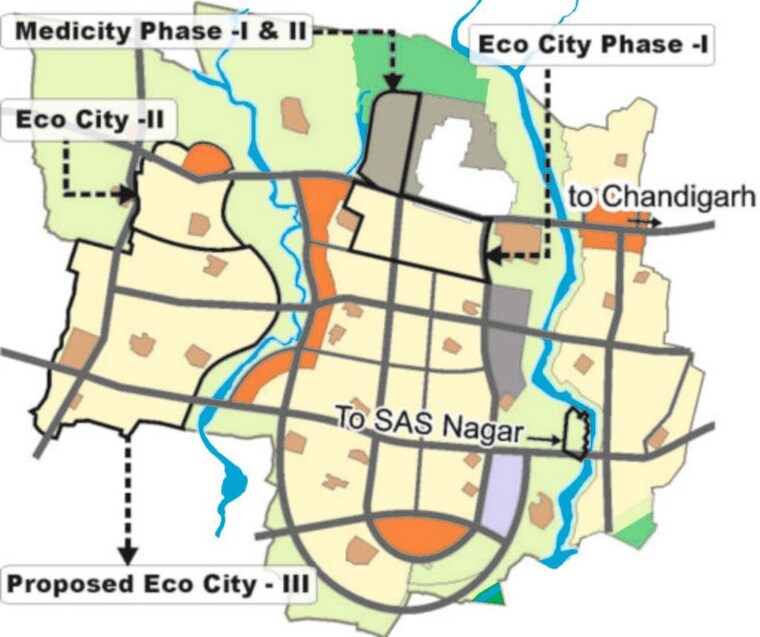 Map Location, mullanpur  300 Sq.Yd. Plot In Mullanpur Mohali 10523391