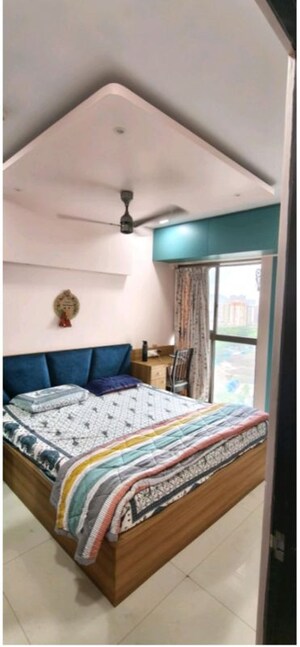 Bedroom in 1 BHK Apartment at Lodha Casa Viva, Majiwada – for Rent