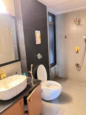 Bathroom in 2.5 BHK Apartment at Lodha Splendora, Ghodbunder Road – for Rent