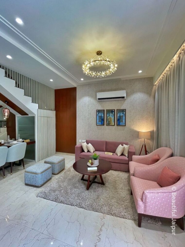 Living Room, manglam-anantara-the-villas 4 Bedroom 2450 Sq.Ft. Villa In Ajmer Road Jaipur 10611445