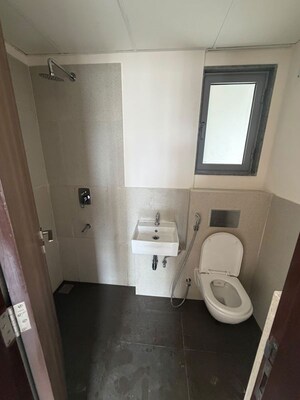 Bathroom in 1 BHK Apartment at Piramal Vaikunth Cluster 2, Balkum Pada – for Rent