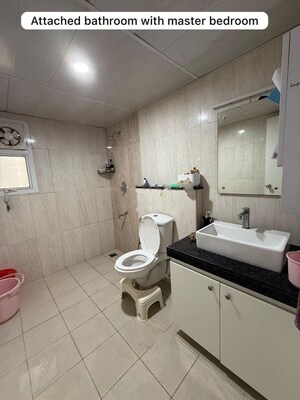 Bathroom in 3 BHK Apartment at Valmark Aastha, Bannerghatta Road – for Rent