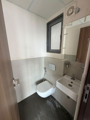 Bathroom in 1.5 BHK Apartment at Piramal  Vaikunth Cluster 4, Balkum Pada – for Rent