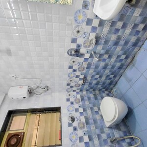 Bathroom in 2 BHK Apartment at Sadguru Complex I, Goregaon East – for Sale