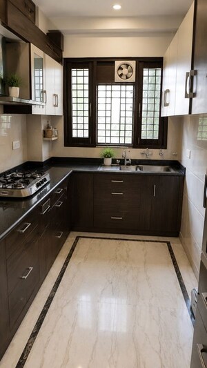 Kitchen in 2 BHK Builder Floor at Naraina – for Rent
