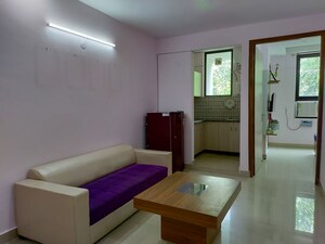 Living Room in 1 BHK Builder Floor at Sushant Lok I – for Rent