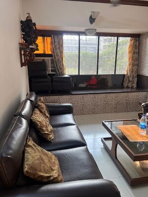 Living Room in 2 BHK Apartment at Bandra West – for Rent