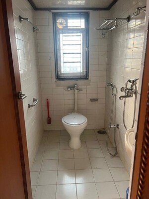 Bathroom in 2 BHK Apartment at Bandra West – for Rent
