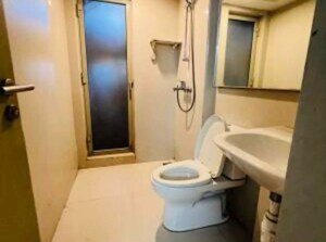 Bathroom in 1 BHK Apartment at Hiranandani The Walk, Ghodbunder Road – for Rent