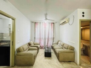 Living Room in 1 BHK Apartment at Hiranandani The Walk, Ghodbunder Road – for Rent