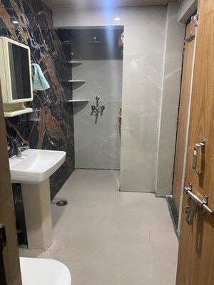 Bathroom in 2 BHK Apartment at Ajnara Grace, Raj Nagar Extension – for Rent