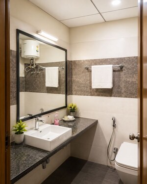 Attached Bathroom in Studio Apartment at Paramount Golfforeste, Zeta I Greater Noida – for Sale