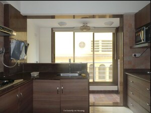 Kitchen in 2 BHK Apartment at Park Heights, Khar West – for Rent