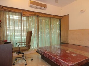 Living Room in 2 BHK Apartment at Park Heights, Khar West – for Rent