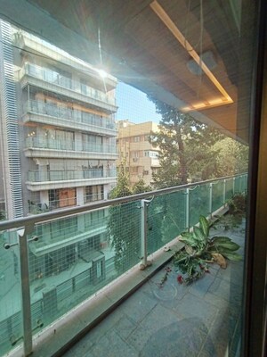 Balcony in 2 BHK Apartment at Park Heights, Khar West – for Rent