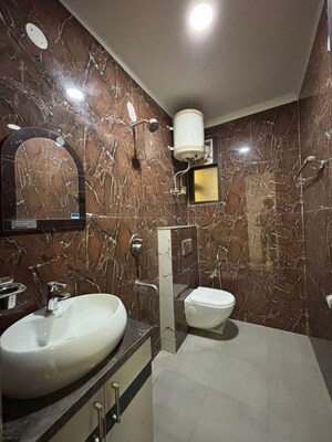 Bathroom in 2 BHK Builder Floor at Chattarpur – for Rent