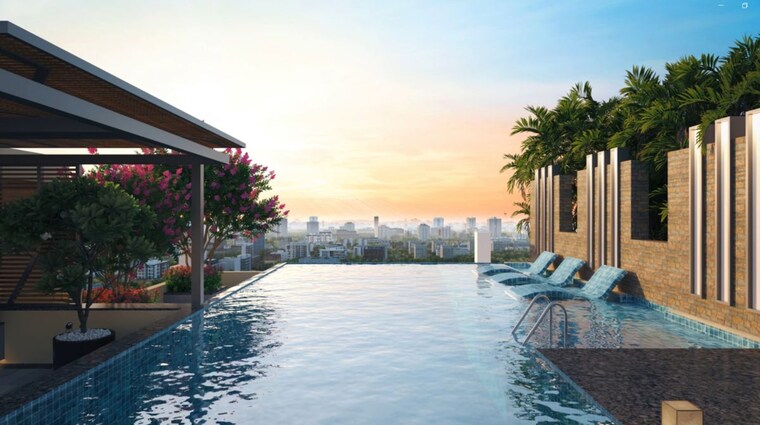 Swimming Pool, eka-elitas 2 Bedroom 850 Sq.Ft. Apartment In Kothrud Pune 10611562