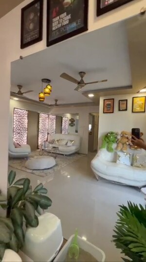 Living Room in 2 BHK Apartment at Sethia Sea View, Goregaon West – for Rent