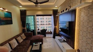 Living Room in 2 BHK Apartment at Rustomjee Azziano Wing K, Thane West – for Sale