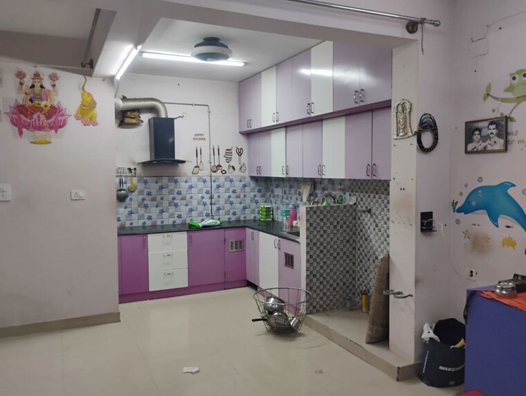 Kitchen, amarprakash-temple-waves 3 Bedroom 1400 Sq.Ft. Apartment In Chromepet Chennai 10609666