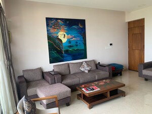 Living Room in 2 BHK Apartment at Mantri Sujata Apartment, Santacruz West – for Rent