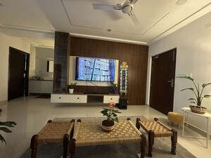 Living Room in 3 BHK Apartment at ASBL Spire, Kokapet – for Rent
