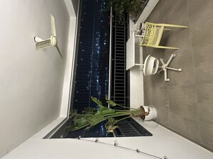 Balcony in 3 BHK Apartment at ASBL Spire, Kokapet – for Rent