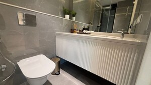 Bathroom in 3 BHK Apartment at Hiranandani Estate Aralia, Ghodbunder Road – for Sale