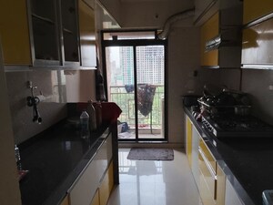 Kitchen in 3 BHK Apartment at Hiranandani Estate, Ghodbunder Road – for Rent