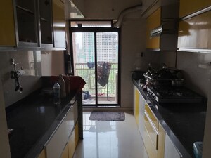 Kitchen in 3 BHK Apartment at Hiranandani Estate, Ghodbunder Road – for Rent