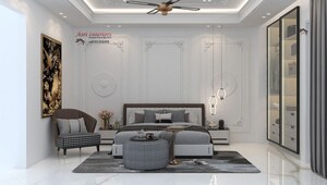 Living Room in 3 BHK Builder Floor at BPTP District 3, Sector 85 – for Sale