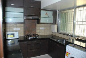 Kitchen in 2 BHK Apartment at Benchmark Orizzonte, Bandra West – for Rent
