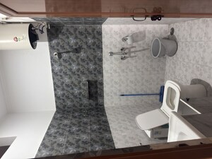 Bathroom in 2 BHK Builder Floor at Salan Gaon – for Rent