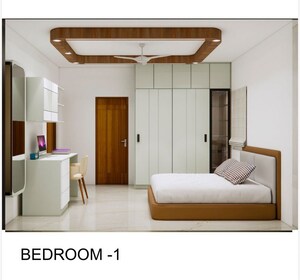 Bedroom in 3 BHK Apartment at ASBL Spectra, Financial District – for Rent