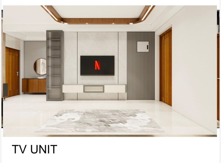Living Room, asbl-spectra 3 Bedroom 1980 Sq.Ft. Apartment In Financial District Hyderabad 10611182