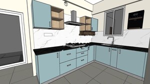 Kitchen in 2 BHK Apartment at SV Prime Whitefield, Whitefield – for Rent