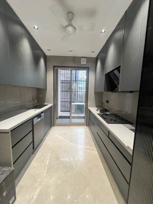 Kitchen in 3.5 BHK Builder Floor at Safdarjung Enclave – for Rent