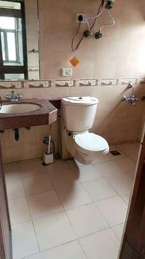 Bathroom in 3 BHK Apartment at Army Sispal Vihar, Sector 49 – for Rent