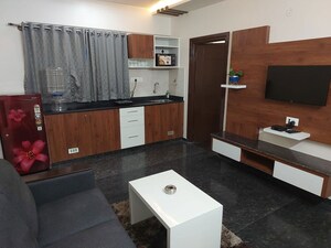 Kitchen in 1 BHK Builder Floor at Hsr Layout Sector 3 – for Rent