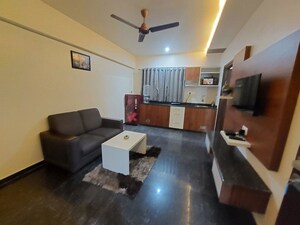 Living Room in 1 BHK Builder Floor at Hsr Layout Sector 3 – for Rent
