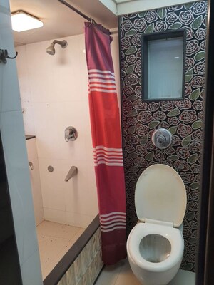 Bathroom in 2 BHK Apartment at Sita Gita Apartments, Bandra West – for Rent