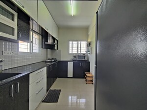 Kitchen in 2 BHK Apartment at Shree Sai Kuteer, Thanisandra Main Road – for Rent
