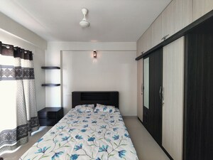 Bedroom in 2 BHK Apartment at Shree Sai Kuteer, Thanisandra Main Road – for Rent