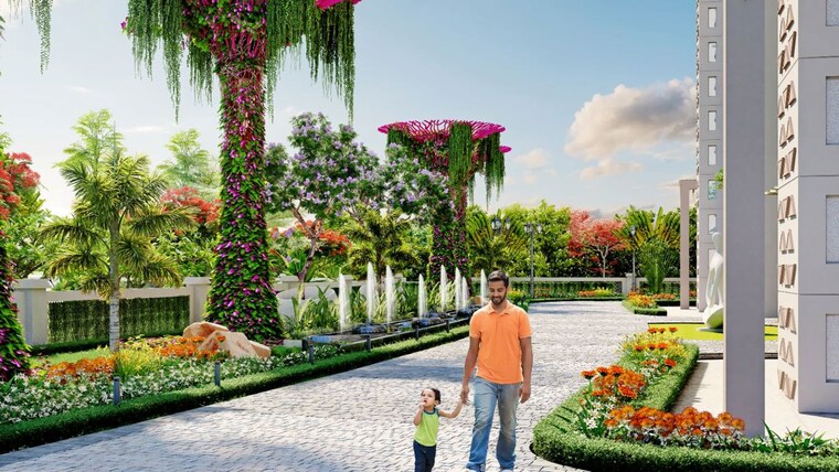 Garden, rudra-vardaan-heights 2 Bedroom 1058 Sq.Ft. Apartment In Mohanlalganj Lucknow 10611707