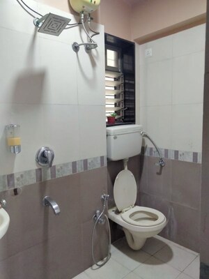 Bathroom in 2 BHK Apartment at Highland Tower, Lokhandwala – for Rent
