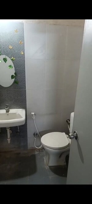 Bathroom in 2 BHK Apartment at Kumar Palmcrest, Pisoli – for Rent
